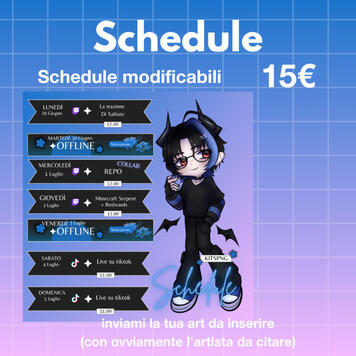 Schedule
