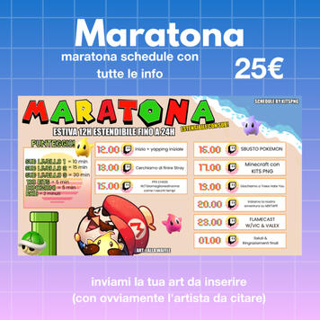 Maratona schedule